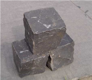 Black Granite Cobble Stone,Cubestone
