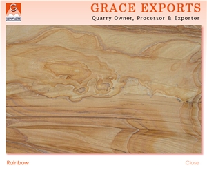 Rainbow Sandstone Slabs & Tiles