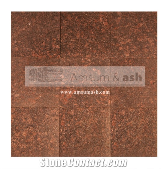 Tan Brown Granite Brushed Slabs & Tiles, India Brown Granite