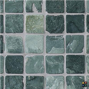 China Green Slate Mosaic