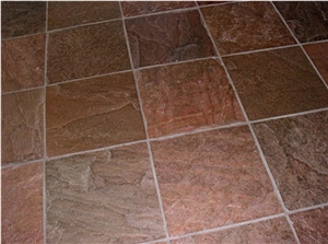 Copper Quartzite Floor Tile