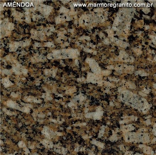 Amendoa Granite Slabs & Tiles, Brazil Yellow Granite