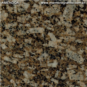 Amendoa Granite Slabs & Tiles, Brazil Yellow Granite