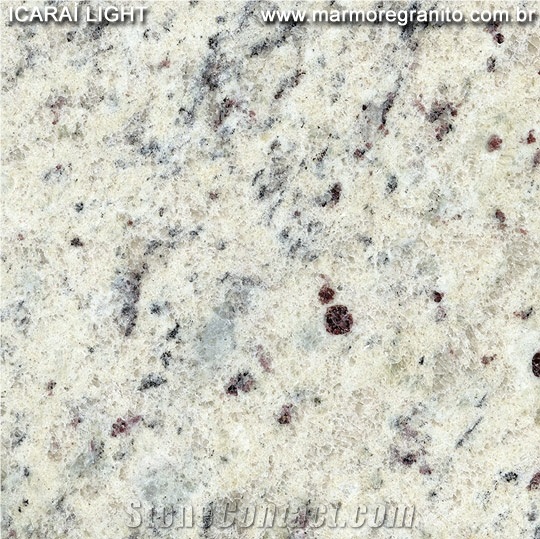 White Icarai Granite Slabs & Tiles, Brazil White Granite