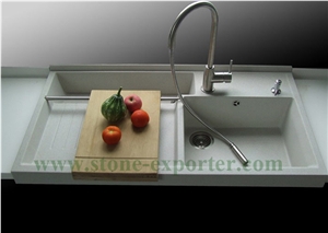 White Composite Kitchen Sinks