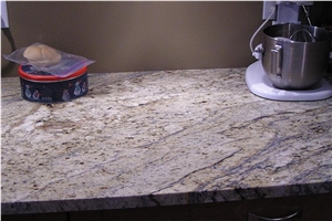 Yellow Granite Kitchen Countertops