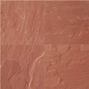 Agra Red Sandstone Slabs & Tiles, India Red Sandstone