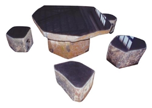 Bench & Table, Garden Stone