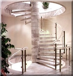 White Marble Stairs and Steps