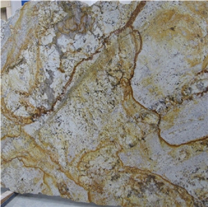 Sahara Gold Granite Slabs & Tiles, Brazil Yellow Granite