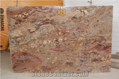 Crema Bordeaux Granite Slabs Tiles From Brazil 546 Stonecontact