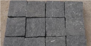 China Black Basalt Cube Stone