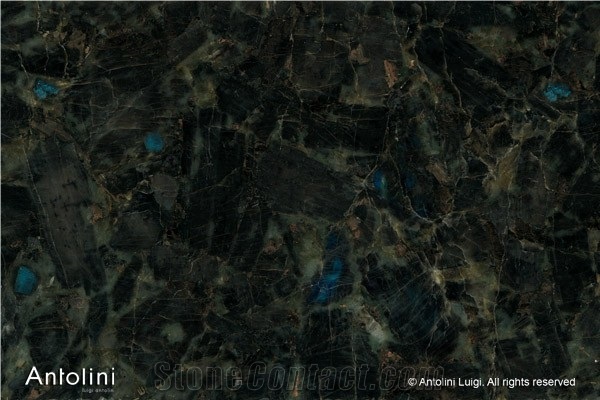 Blue Volga Granite Slabs & Tiles, Ukraine Blue Granite