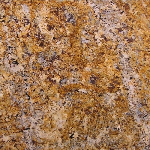 Chocolat Gold Granite Slabs & Tiles, Brazil Yellow Granite