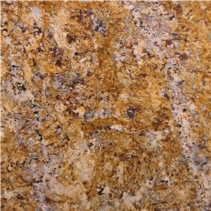 Chocolat Gold Granite Slabs & Tiles, Brazil Yellow Granite
