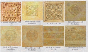 Limestone Biblical & Decorative Tiles