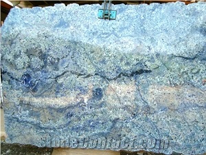 Persa Blue Granite Slab, Brazil Blue Granite