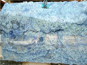 Persa Blue Granite Slab, Brazil Blue Granite