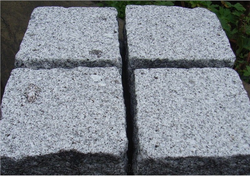 Grey Granite Cubes, Granite Setts