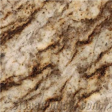 Juparana Coloniale Granite Slabs & Tiles, Brazil Yellow Granite