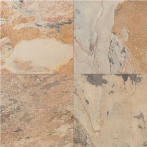 Autumn Mist Slate Slabs & Tiles, India Brown Slate
