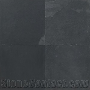 Brazilian Black Slate Slabs & Tiles