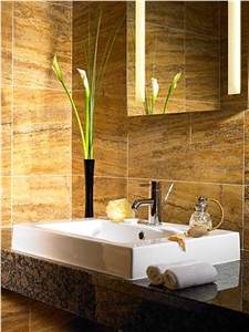 Bathroom - Travertine Wall Tiles