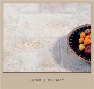Desert Gold Limestone Pattern Tile