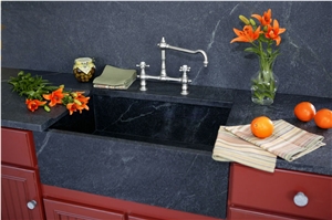Mirasol Soapstone Countertop with Sinks