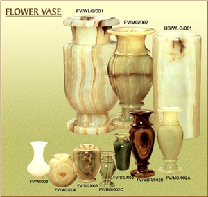 Green Onyx Flower Vases
