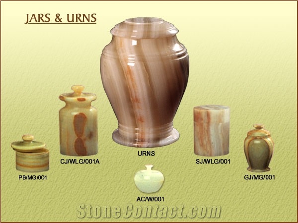 Onyx Jars - Urns
