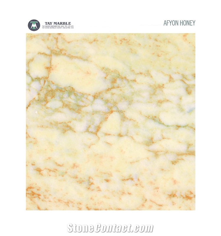 Afyon Honey Marble Tile, Turkey White Marble