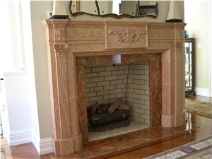 Fireplaces in Marble, Travertine, Limestone