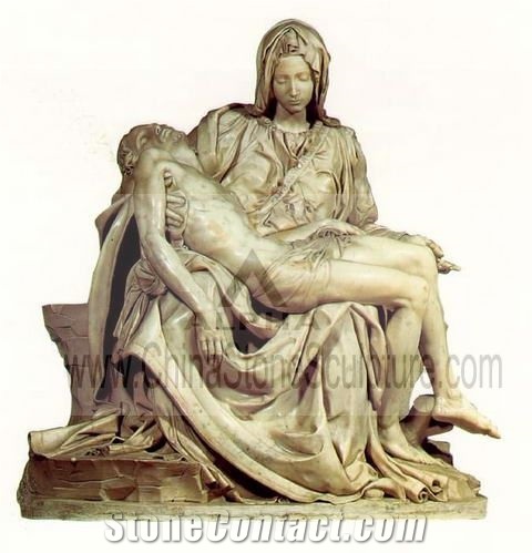 Carved Marble Pieta (art No.SS-027)
