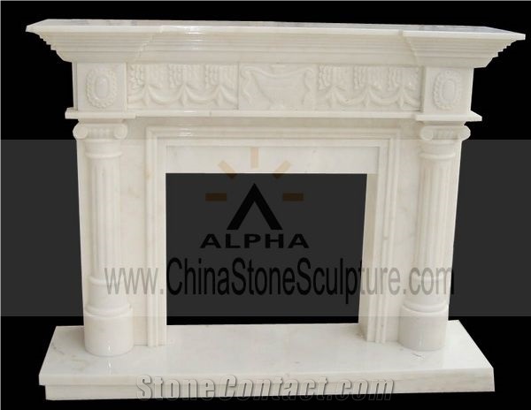Natural Stone Fireplace Mantle & Surrounds
