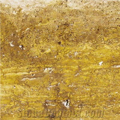Denizli Yellow Travertine Slabs & Tiles, Turkey Yellow Travertine