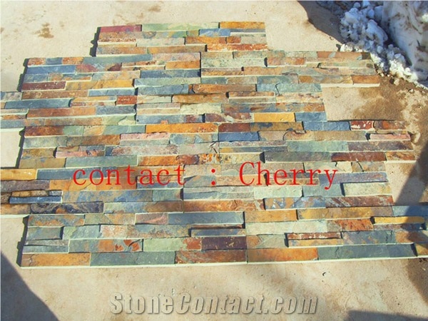 China Rust Slate Culture Stone