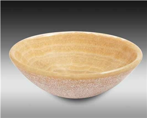 China Yellow Onyx Sink