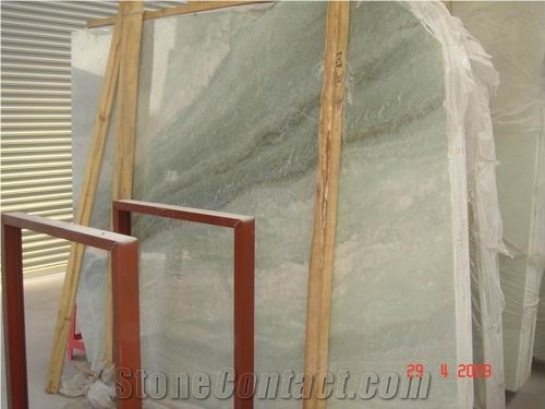 Ming Green Marble Slabs, China Green Marble