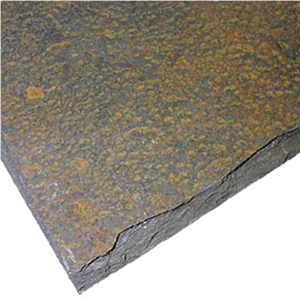 Rust Slate Slabs & Tiles, China Yellow Slate