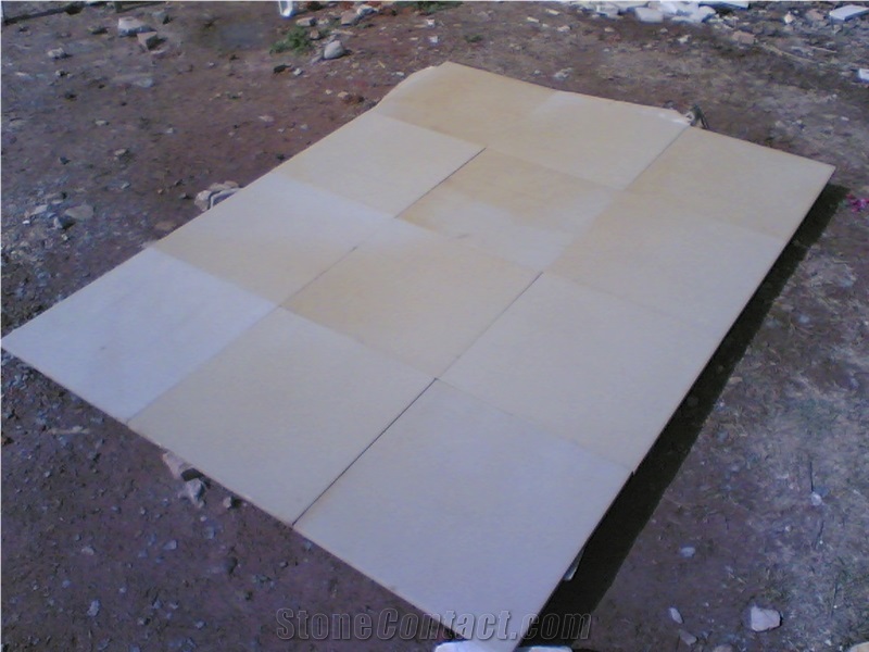 Mint Yellow Sandstone Paving Tile