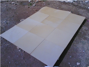 Mint Yellow Sandstone Paving Tile