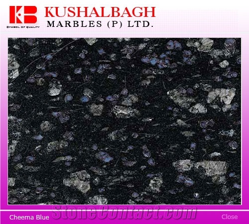 Cheema Blue Slabs & Tiles, India Blue Granite