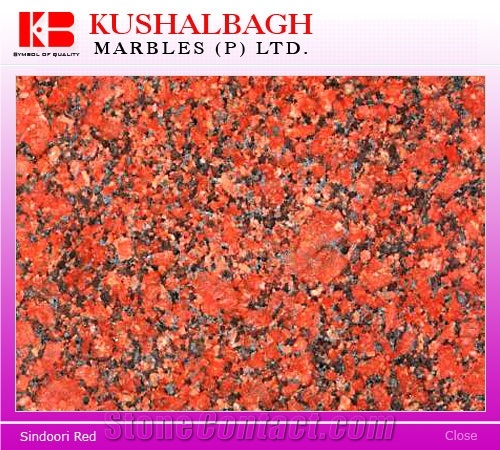 Sindoori Red Granite Slabs & Tiles, India Red Granite