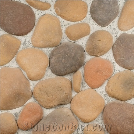Pebble Stone Cladding,Culture Stone,Man-made Stone