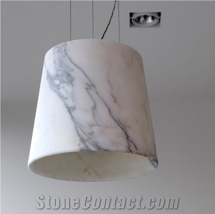 Massive Light Calacatta Marble, White Marble Home Decor