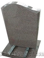 China Granite Gravestone, European Polished Headstone, Cemetery Single Monuments& Tombstones, Monument Design