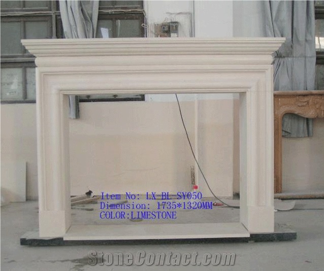 China White Limestone Fireplace Mantel Stonecontact Com