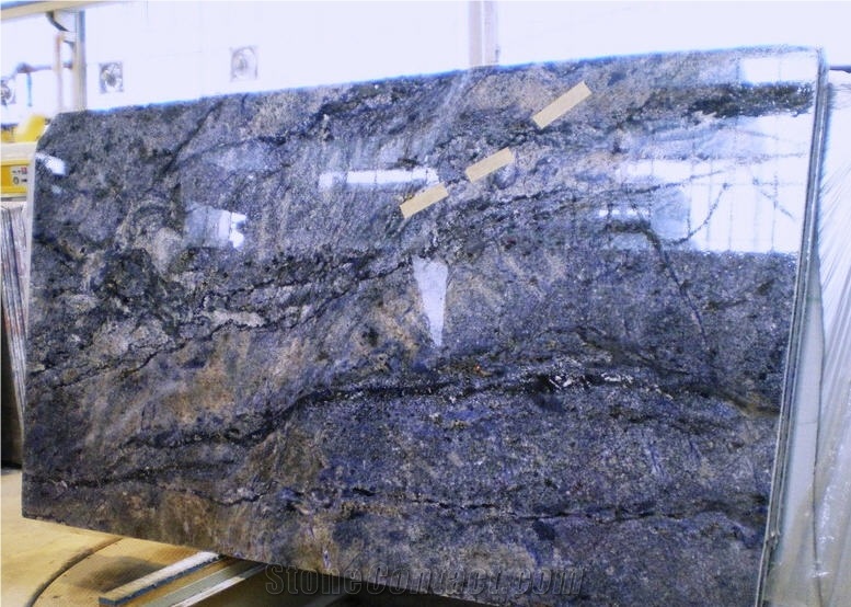 Azul Bahia Granite Slabs, Brazil Blue Granite from Argentina-39611 ...