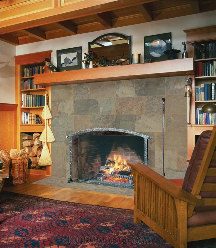 Slate Fireplace From United States 24555 Stonecontact Com